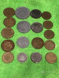 18 monete francesi 1  antica   50 c.  AG