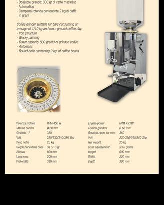 Macina caffè professionale