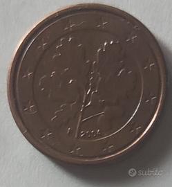 MONETA DA 1 CENTESIMO DELLA GERMANIA ANNO 2004
