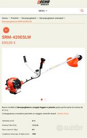 Decespugliatore professionale 