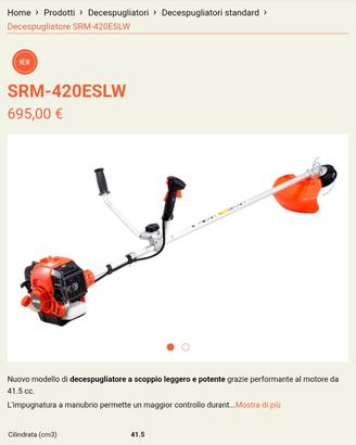 Decespugliatore professionale 