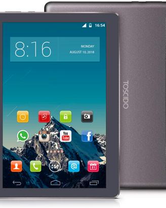 TOSCIDO 4G LTE Tablet 10 Pollici - Android 9.0 Cer