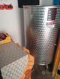 Serbatoio vino in acciaio inox