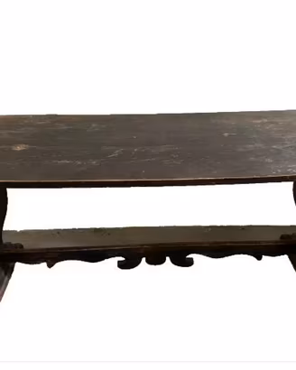 Tavoli antichi dell'800, seggioloni e specchio
