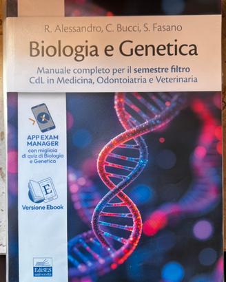Biologia e Genetica - Manuale semestre filtro