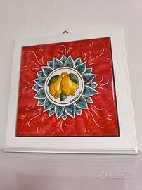 Quadro decorativo ceramica