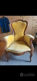coppia di poltrone vintage