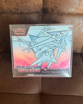 ETB Chaos Rising - Pokemon Center  Plastic Cover