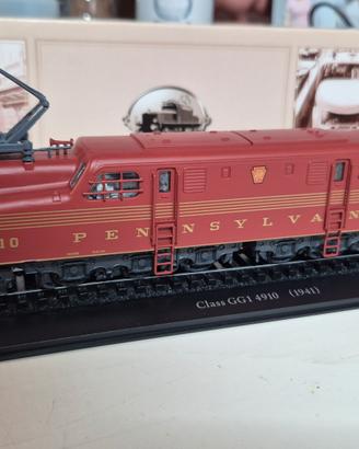 Locomotiva statica H0 GG1 della Pennsylvania RR