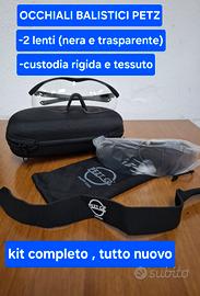 Occhiali Militari Balistici da sole Petz 2 lenti