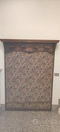 Attaccapanni vintage in legno massello da ingresso