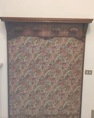 Attaccapanni vintage in legno massello da ingresso