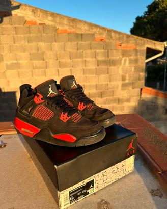 Jordan 4 Retro Red Thunder GS - Taglia 38.5