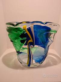 Vaso Murano firmato "Mario Badioli "