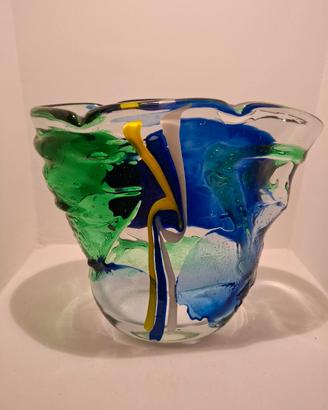 Vaso Murano firmato "Mario Badioli "