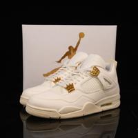 Jordan Air Jordan 4 "Metallic Gold" Bianco 40