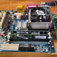 Motherboard VIA P4PB 400,  CPU, RAM e video