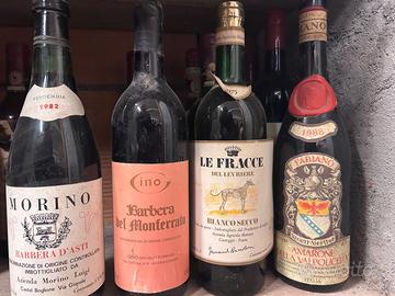 Bottiglie vini invecchiati