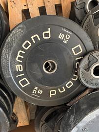 Dischi bumper da palestra diverse marche