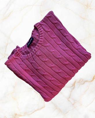Maglione Ralph Lauren Donna Rosa Trecce S