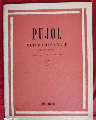 Metodo per chitarra classica E. Pujol, vol. 1