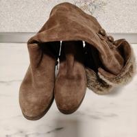 Stivaletti con pelo polpaccio