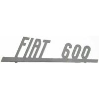 Scritta Emblema Targhetta Fiat 600