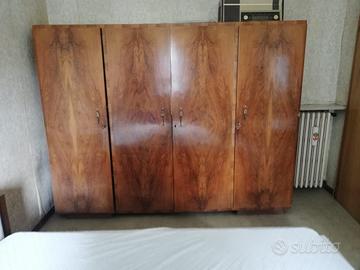 Set vintage, armadio, cassettiera e toeletta