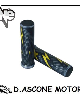 COPPIA MANOPOLE FLASH NERO GIALLE
