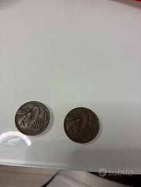 Moneta 20 lire anno 1921 - 1924