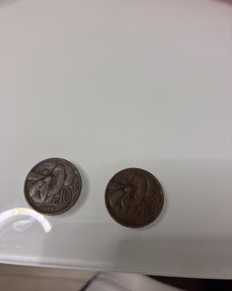 Moneta 20 lire anno 1921 - 1924