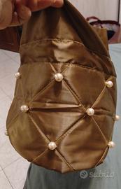 pochette/mini bag/porta trucchi vintage Leopard