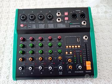 mixer 6 canali usb con effetti