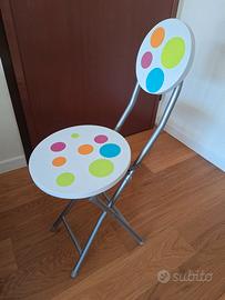 4 sgabelli pieghevoli 