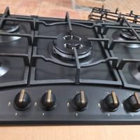 piano cottura 5 fuochi a gas