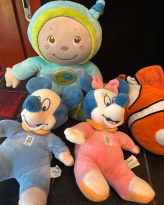 Peluche pupazzi chicco disney