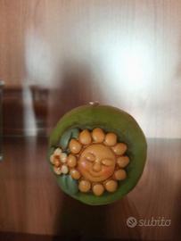 Candela Thun piccola SOLE verde profumata