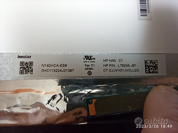 Display HP Pavilion X360 convertibile touch guast