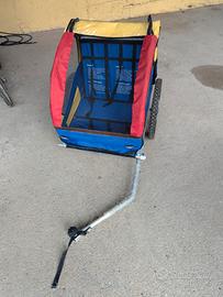 Carrettino porta bimbi 2 posti