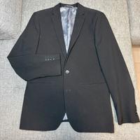 Giacca Primark nera con fodera grigia