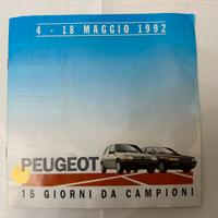 Libretto Auto Storico 1992 Peugeot