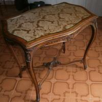 Tavolino Antico Stile Luigi XV in Legno 