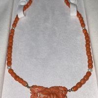 Collana coralli giappone e perle
