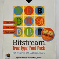 COMPUTER Vintage BITSTREAM True Type Font Pack