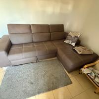 Divano letto angolare con penisola PERFETTO