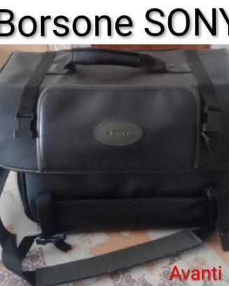 Borsone semilpelle nero SONY