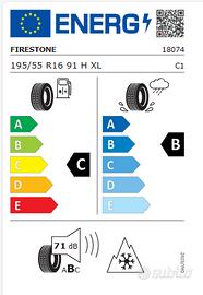 PNEUMATICI  FIRESTONE WINTERHAWH 4 195/55