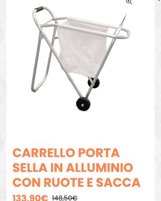 Poggia sella con sacca