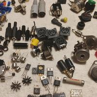 Componenti elettrici 1960 per radio