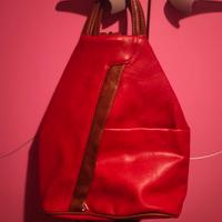 Zaino donna in ecopelle rosso